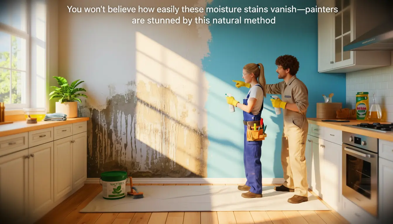 « You won’t believe how easily these moisture stains vanish—painters are stunned by this natural method »